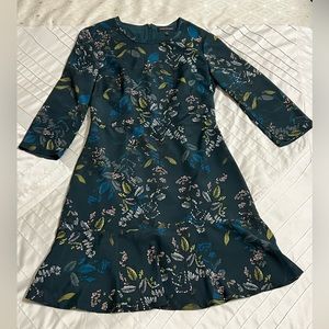 Banana Republic - Fit and Flare Fall/Winter Floral Dress. Size 2.